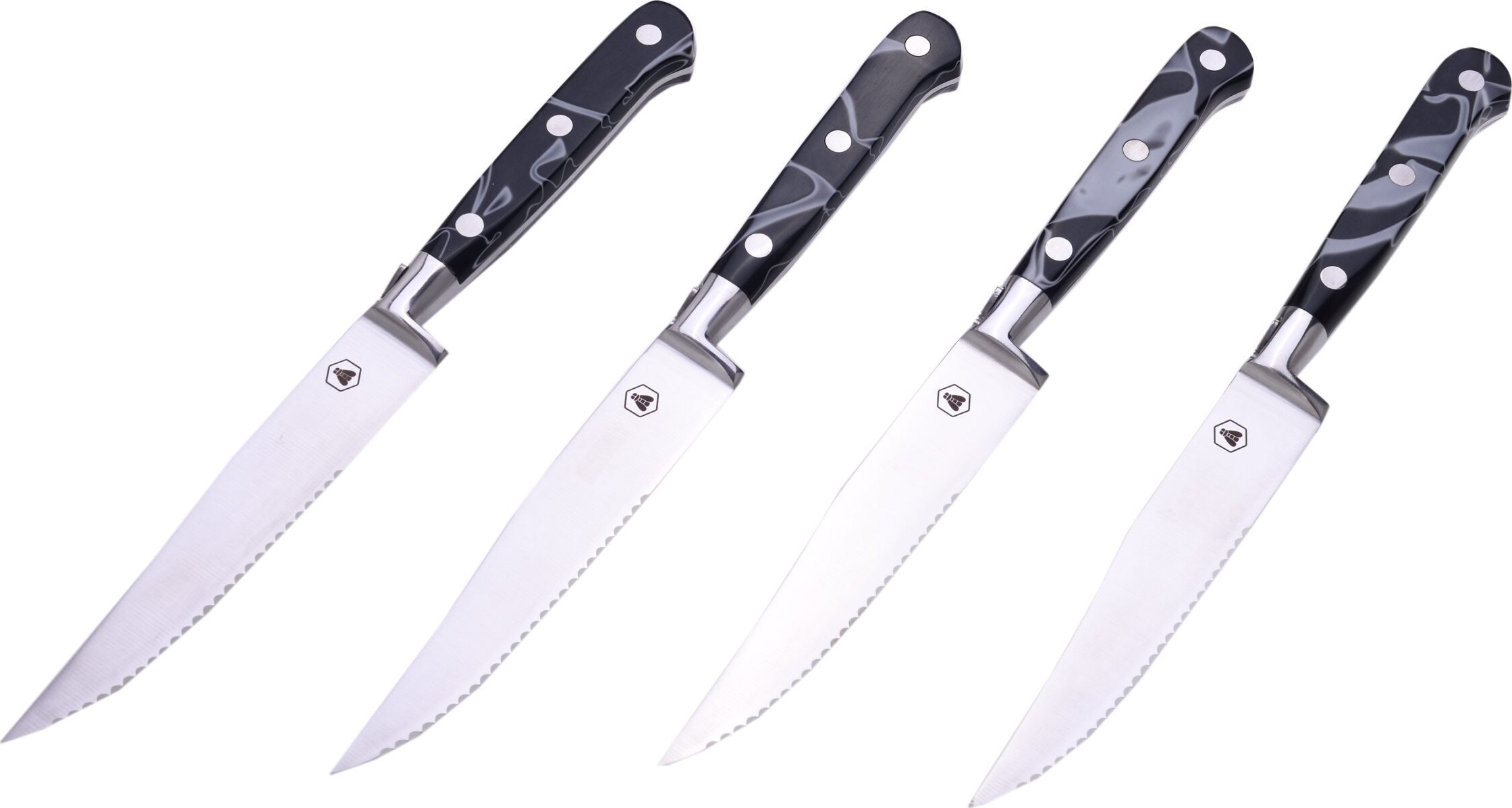 Laguiole Tradition Laguiole Steakmesser-Set 4tlg. Harzgriff