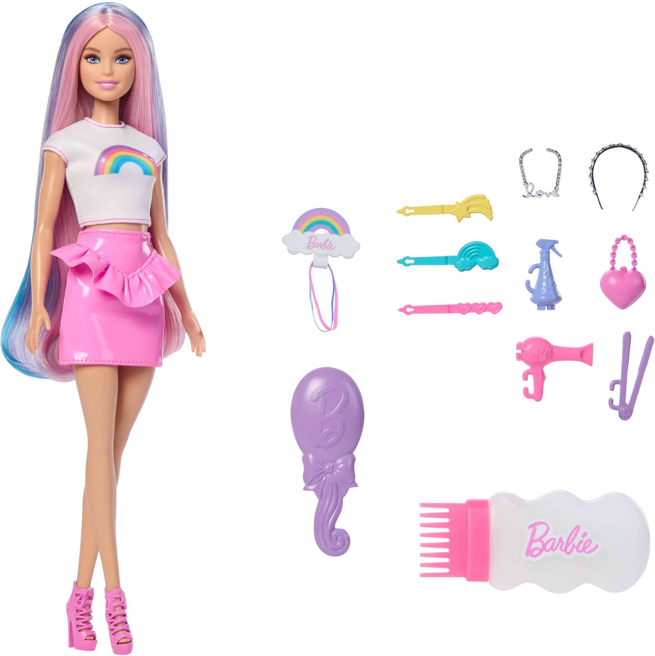 Barbie Mattel BARBIE HAIR PLAY RAINBOW