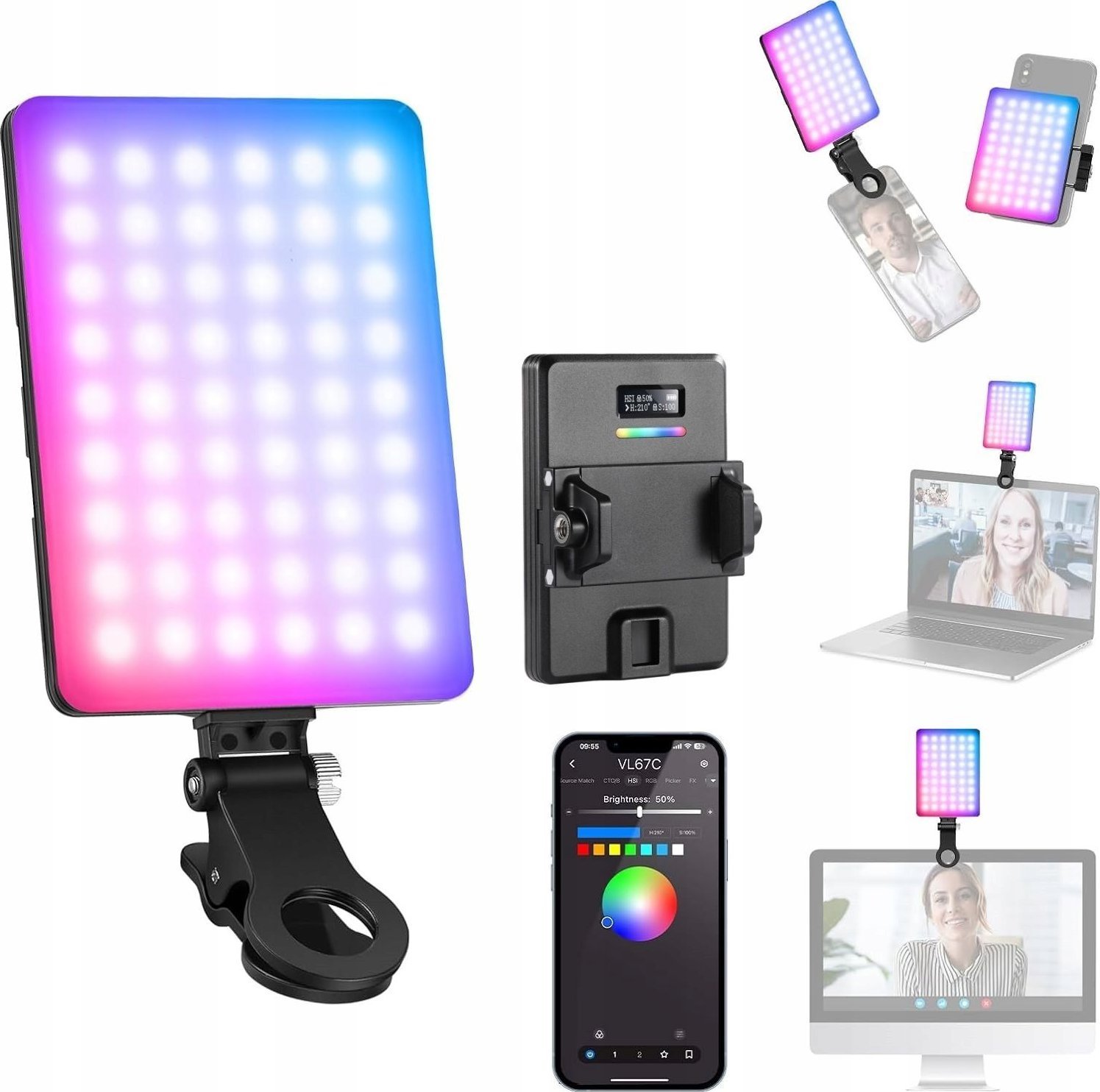 Owa Neewer LED RGB 5W Selfie