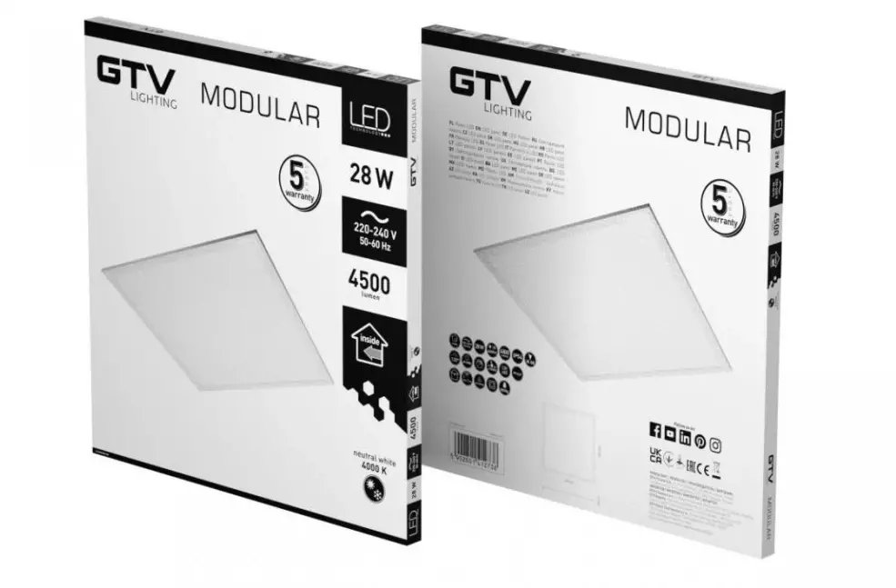 Sufitowa GTV Panel LED MODULAR 28W
