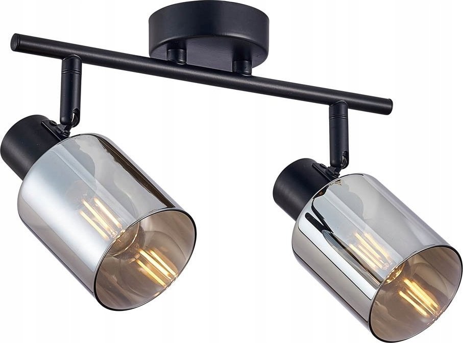 Sufitowa Italux Santia SPL-65342-2-BK-SG  plafon lampa