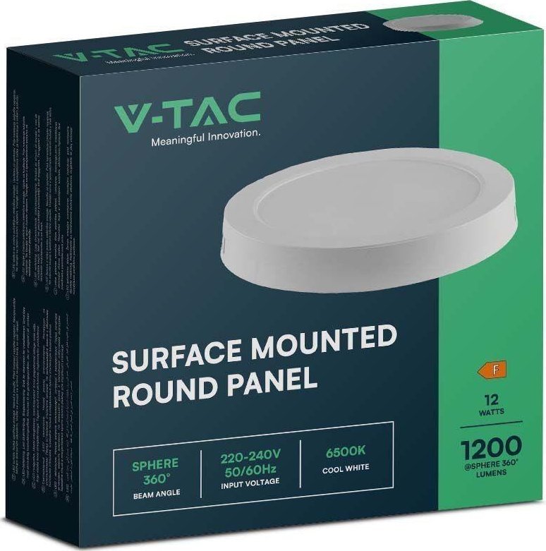 Sufitowa V-TAC Panel LED Natynkowy Premium