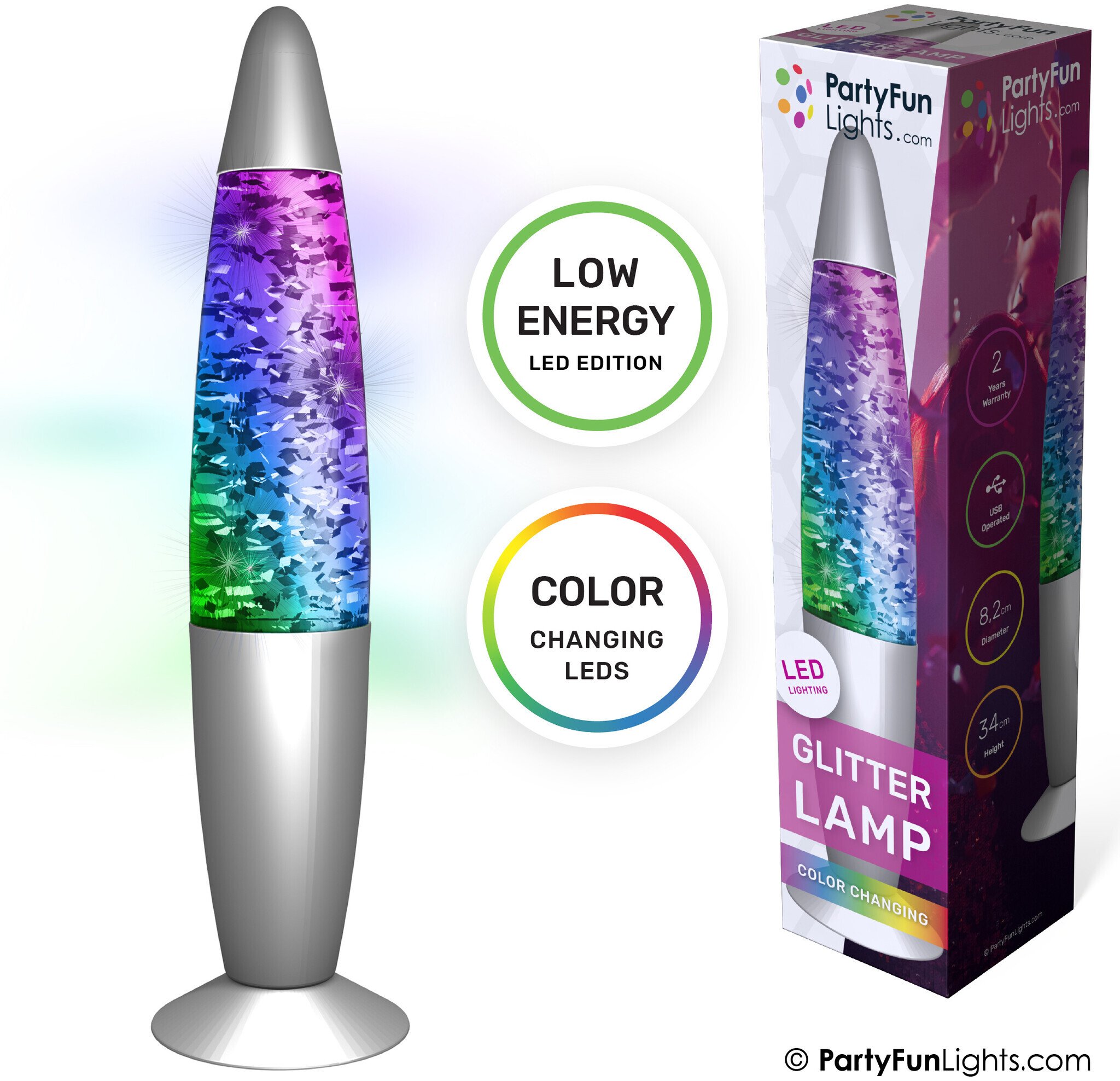 Lampka wtykowa ka nielsen_light Glitter lampe