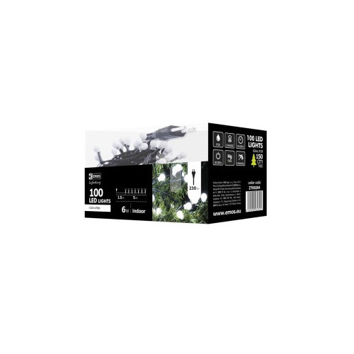 Lampki choinkowe Emos 100 LED zimne