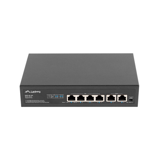 Lanberg Switch PoE+ Rack 10"/19"