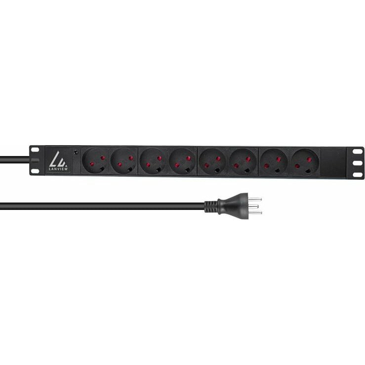 Lanview Lanview LVR-2MDK-LIC-DK8 PDU 8 x