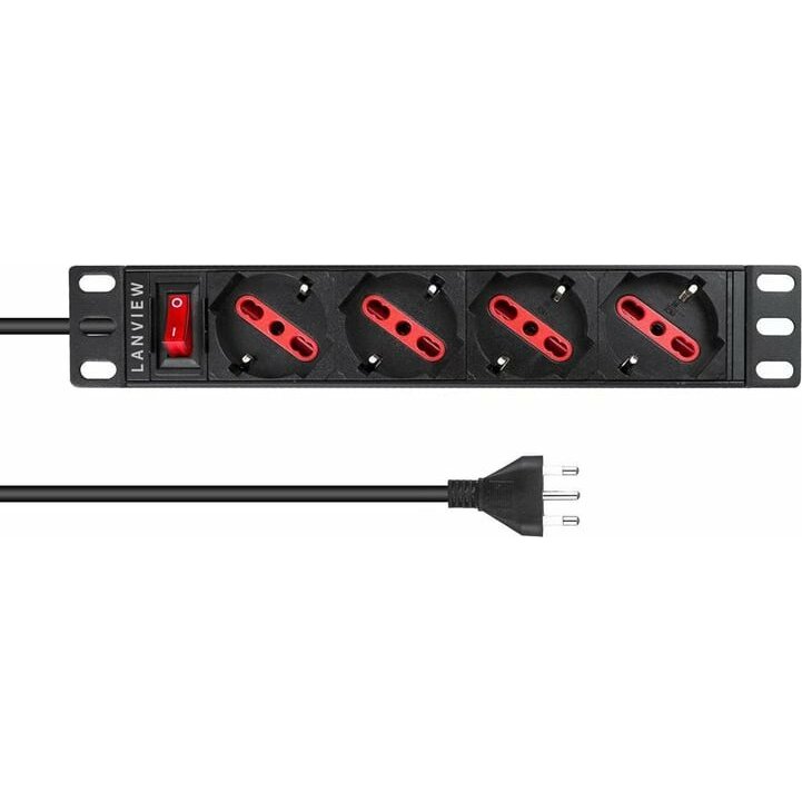 Lanview   PDU 1U  (LVR-2MIT-SW-IT4) | LVR-2MIT-SW-IT4