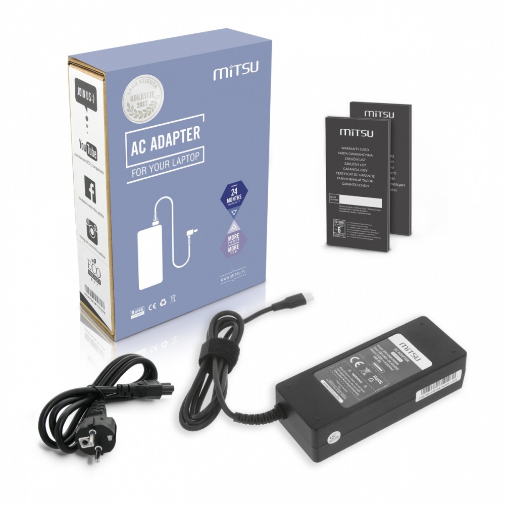 Mitsu Laptop charger power supply 90W