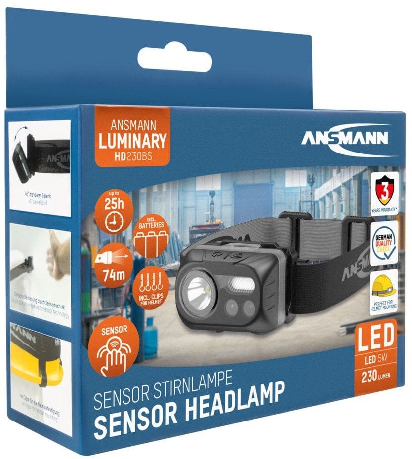 Ansmann Ansmann headlamp HD230BS, LED light