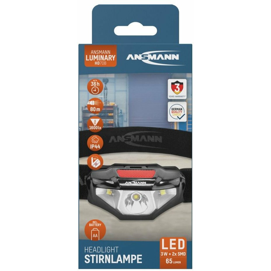 Varta LED Ansmann HD70B 65 lm