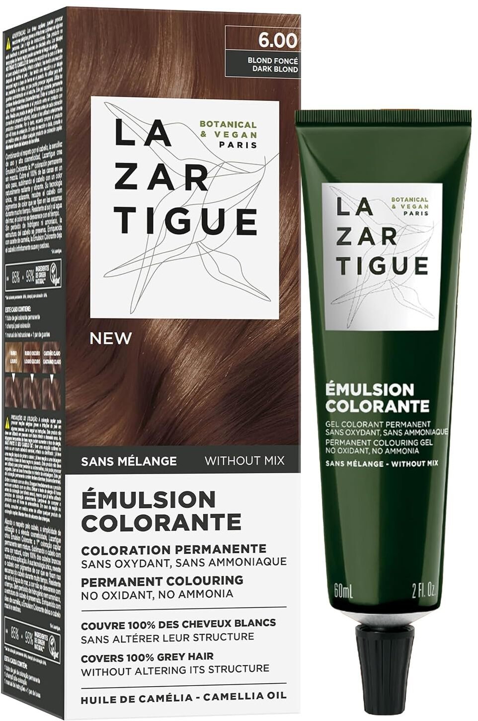 Lazartigue , Emulsja zująca, Permanent Hair Dye