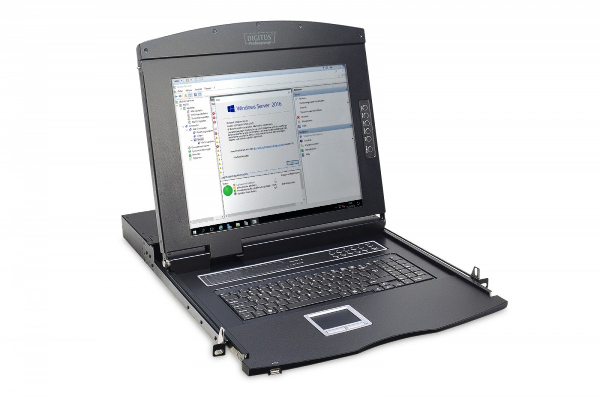 Digitus LCD Console 17inch KVM touchpad