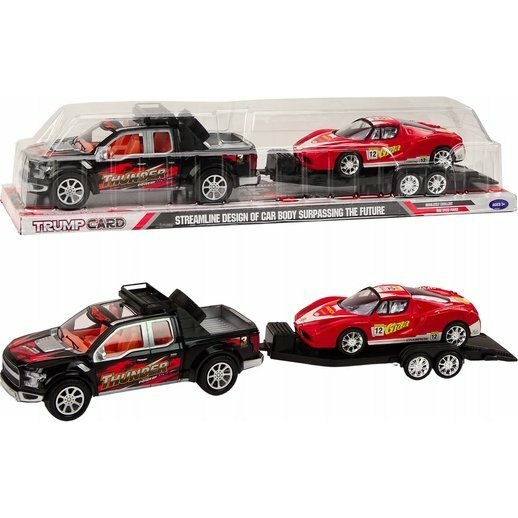 LeanToys Auto Pickup Z Lawetą  Auto