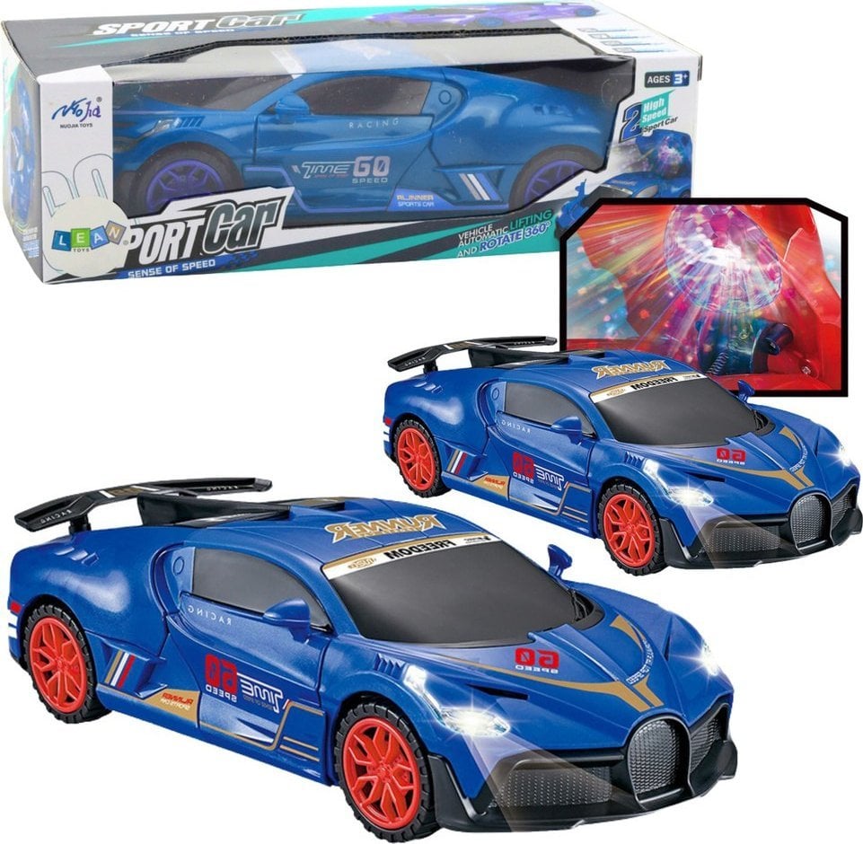 LeanToys Auto PrzeszkódLed 360 | 24771