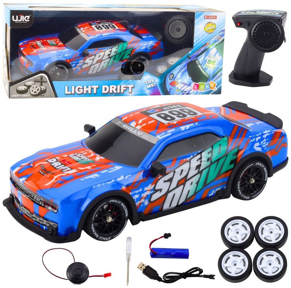 LeanToys Auto    RC Podświetlana Karo Drift