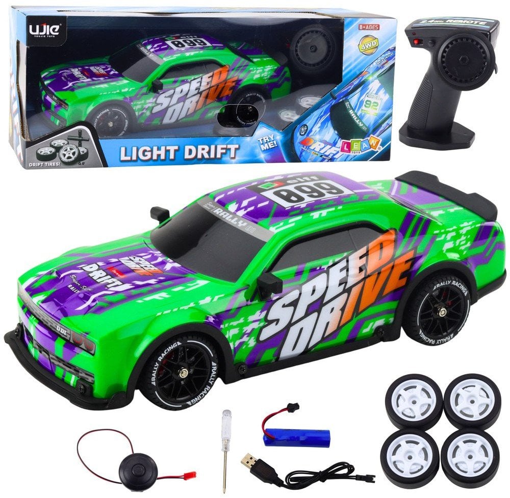 LeanToys Auto    RC Podświetlana Karo Drift
