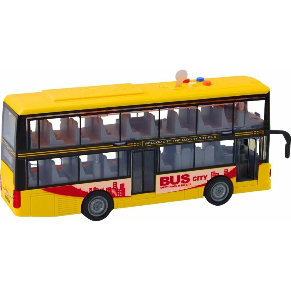 LeanToys Autobus Piętrowy 1:16 | 5905991022756
