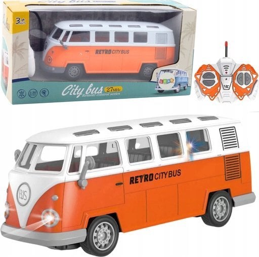 LeanToys Autobus Retro City Bus RC