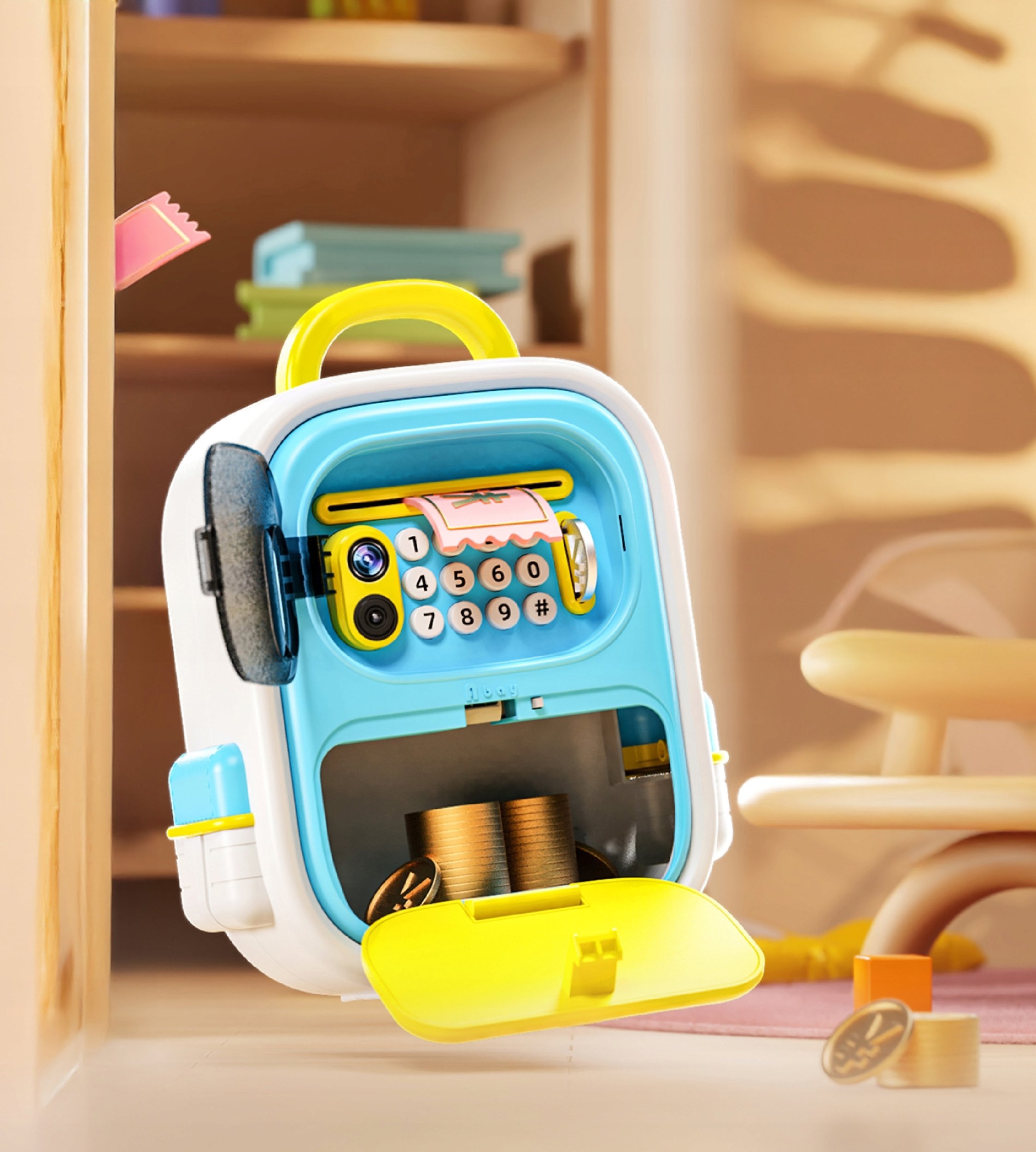 LeanToys B6D2 NA PIENIĄDZE SEJF BANK
