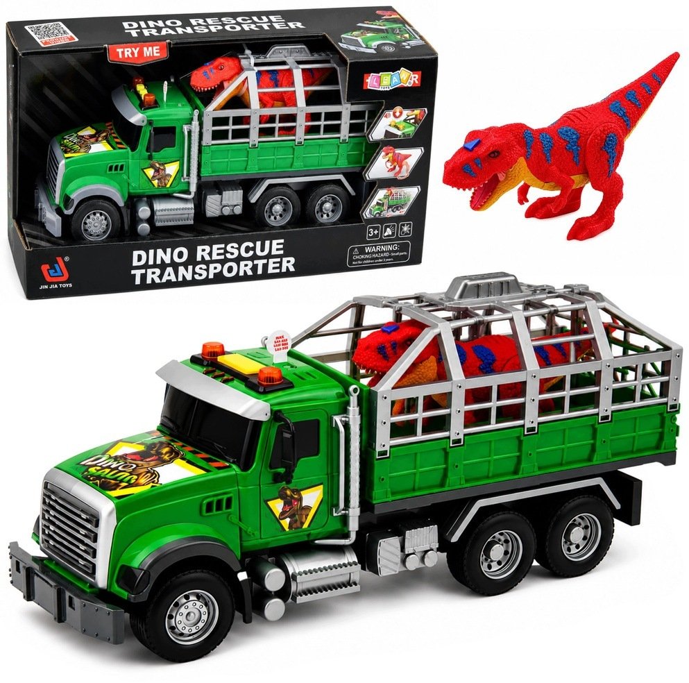 LeanToys Transporter Z Klatką T-Rex 1:12