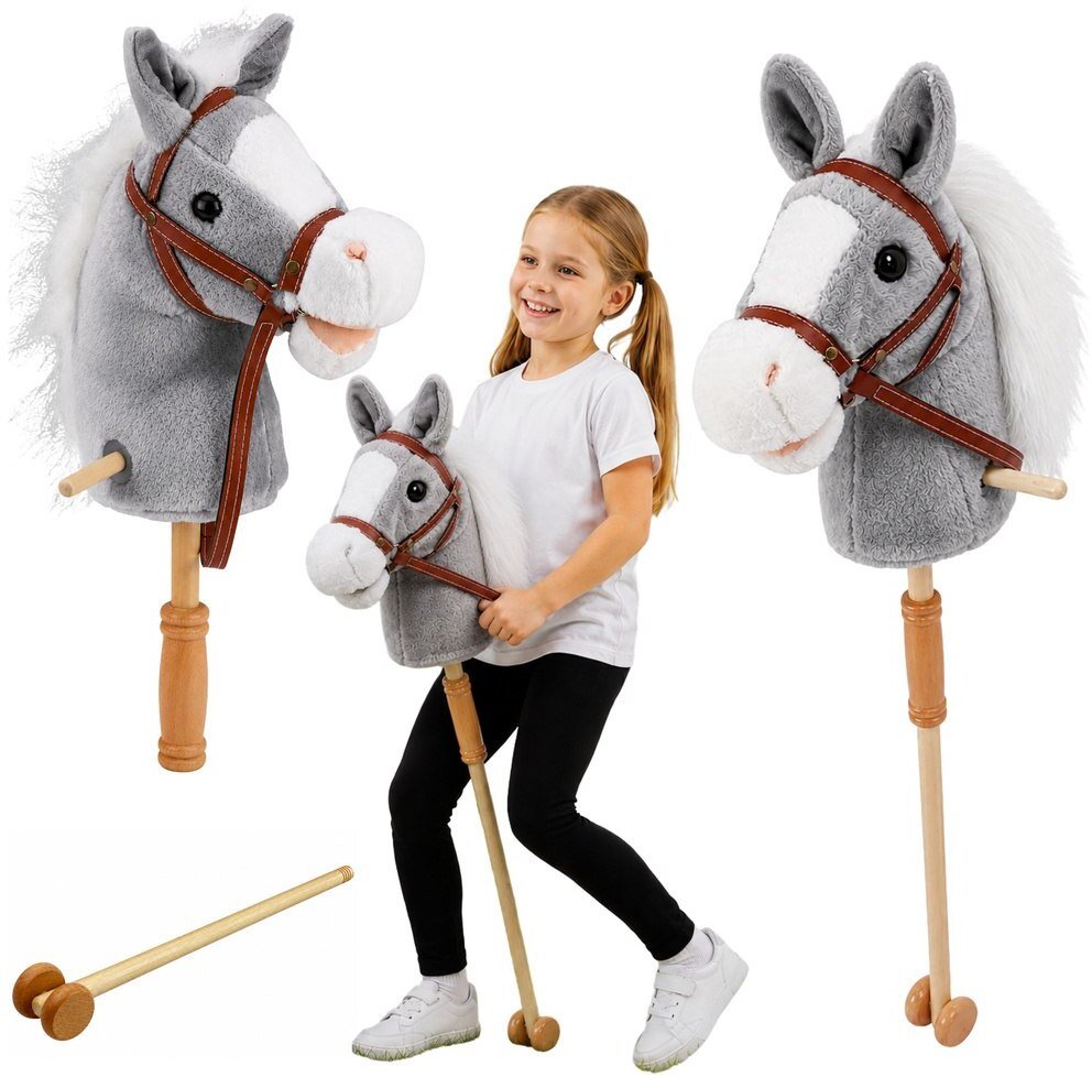 LeanToys Hobby Horse  Kiju   Galopu Rżenia