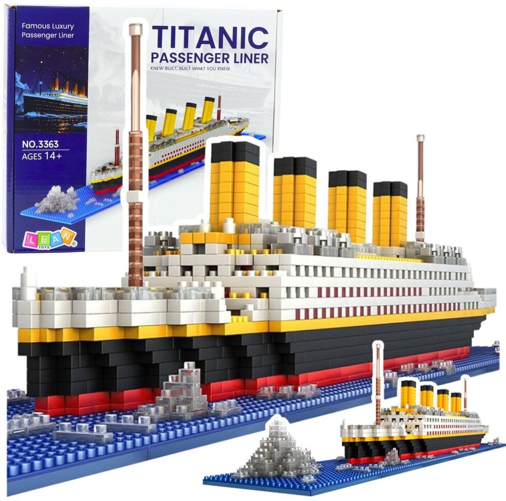 LeanToys    Titanic Model Statku 3D 1878
