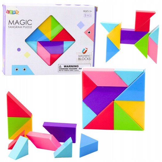 LeanToys Tangram 9 el. | 5905991071778