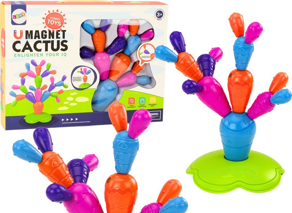 LeanToys Magnetyczny Kaktus   16 | 5905991015857