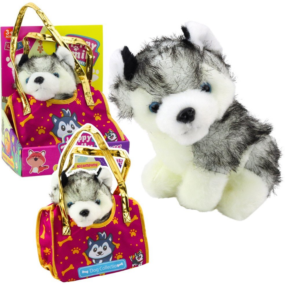 LeanToys Husky W Torebce Biało |