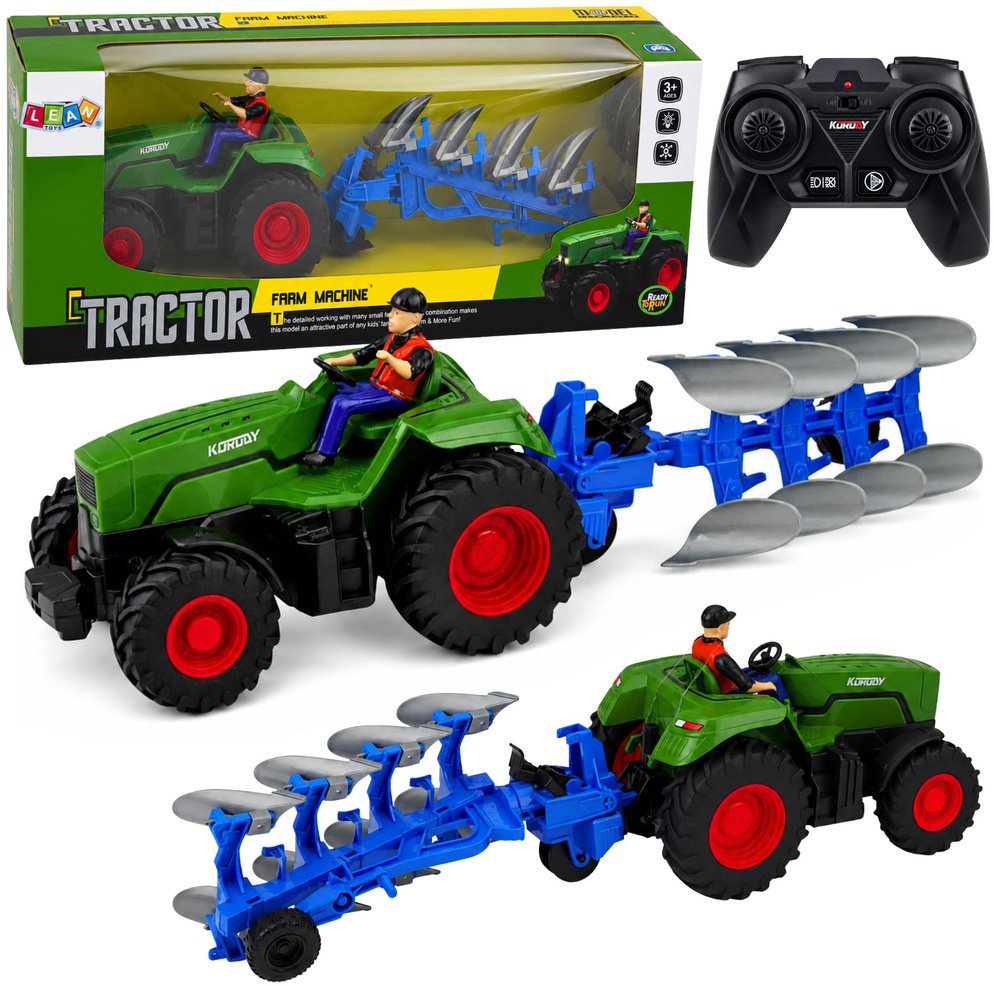 LeanToys  z Pługiem i  RC   1:24