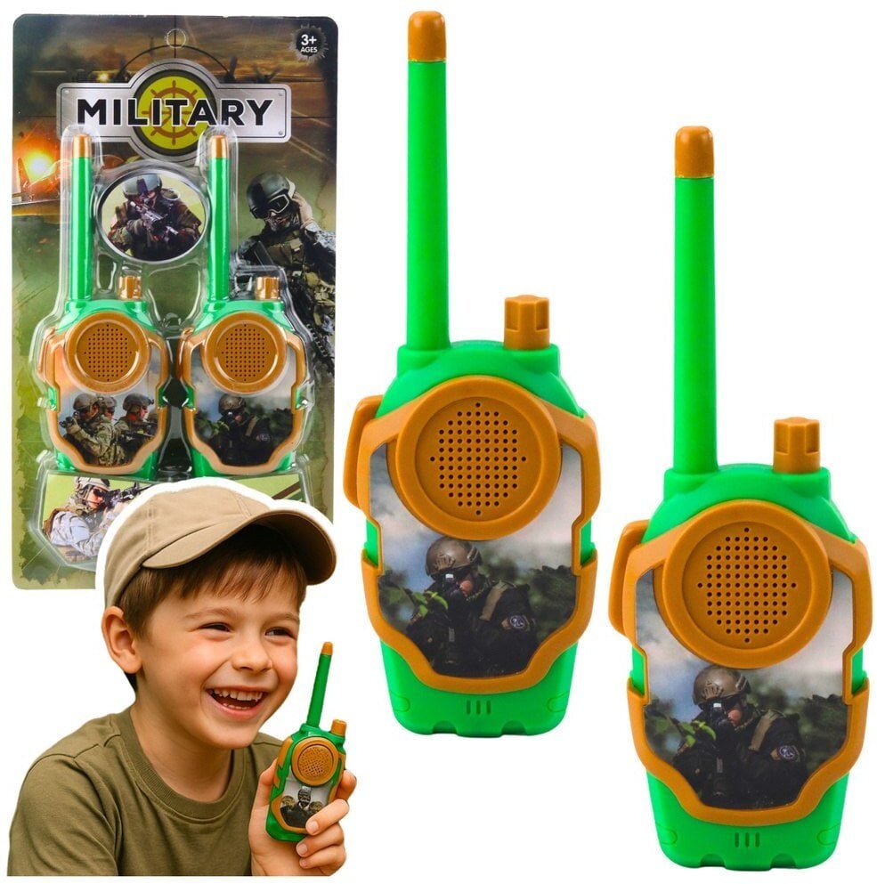 LeanToys Walkie Talkie falówki   militarne 10m