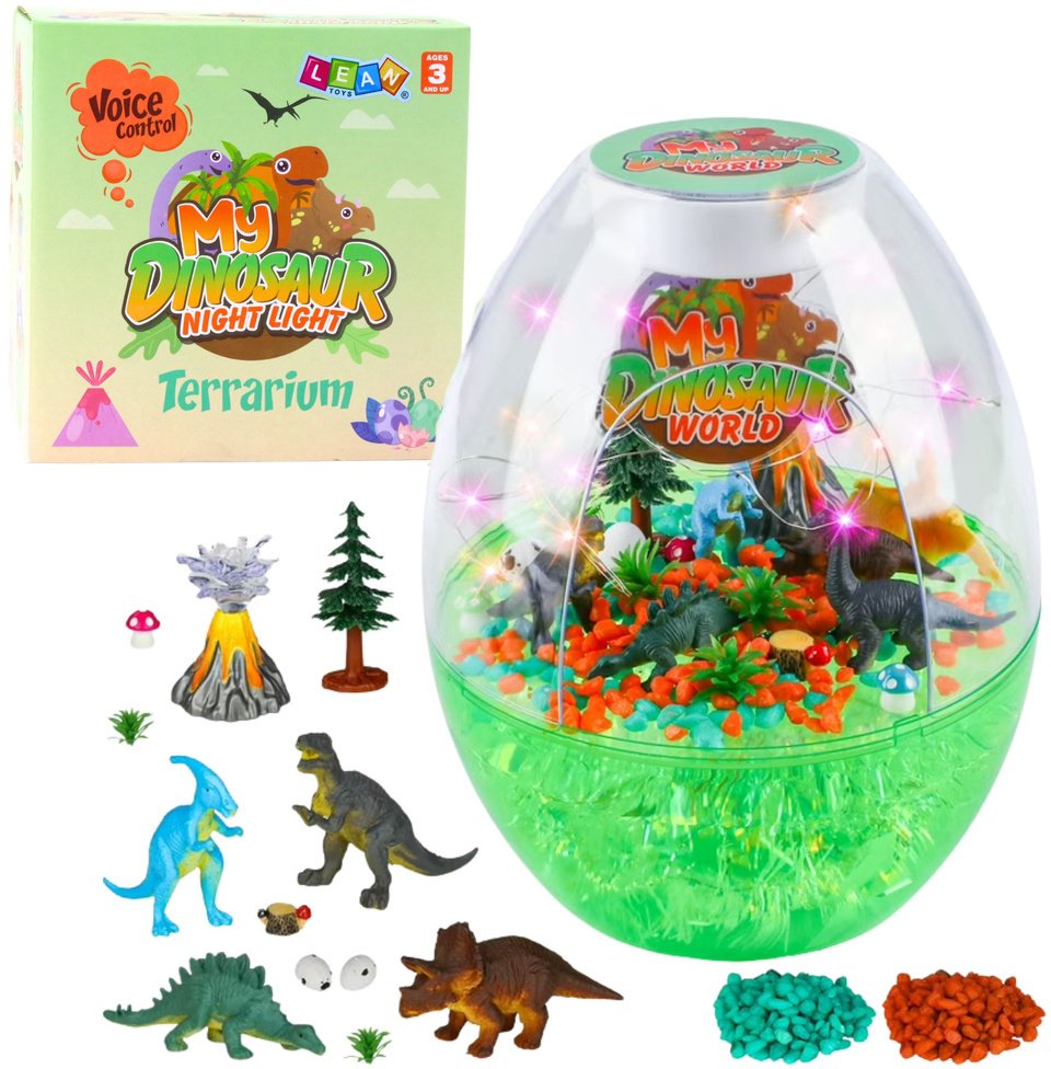 LeanToys   Terrarium z  Lampka  Sterowanie  DIY