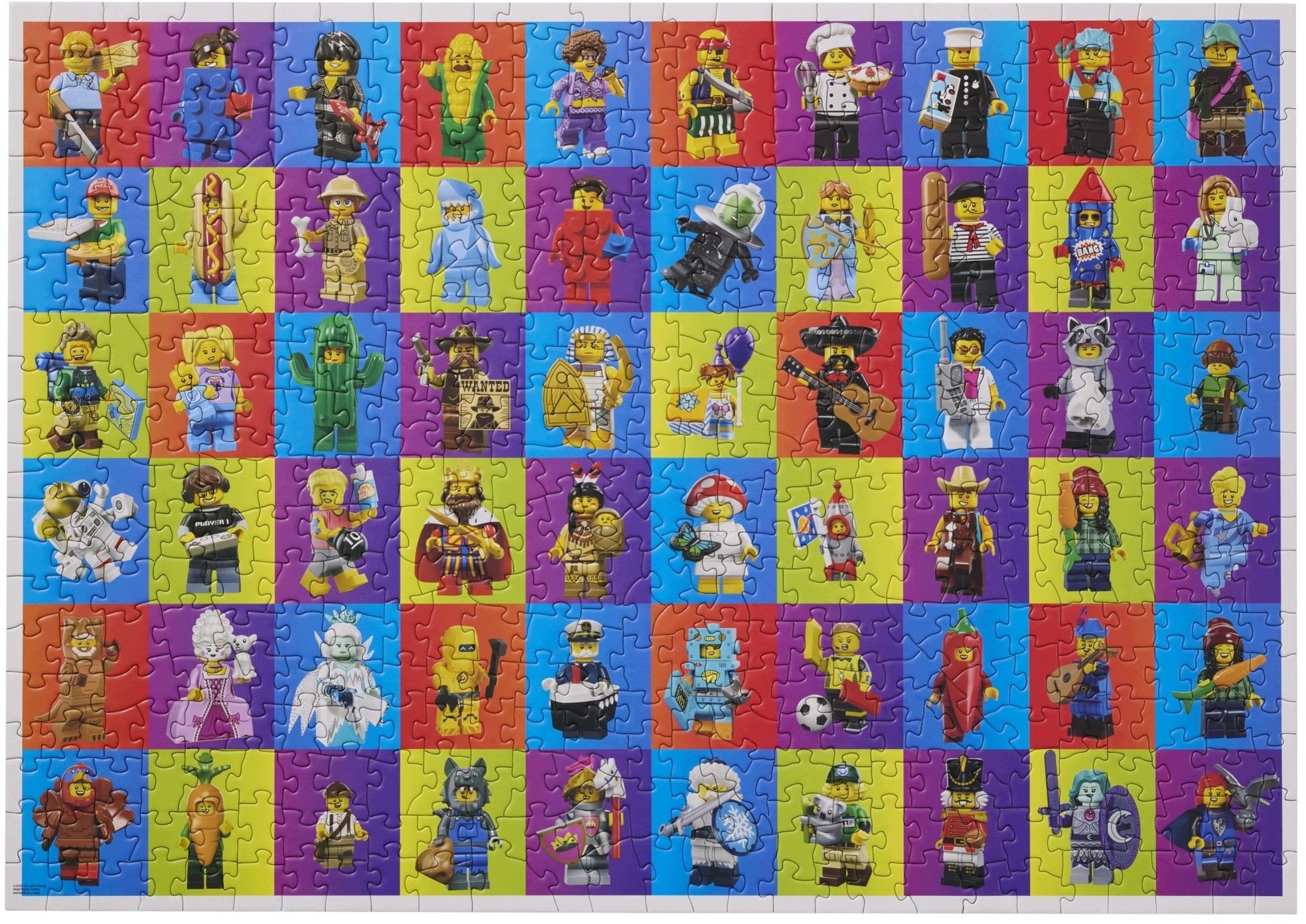 LEGO Minifigures Collage 1 Puzzle, 500