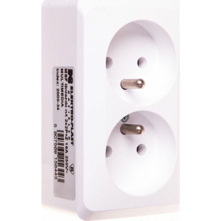 Legrand GNIAZDO 2X2P+Z 16 RO DZ