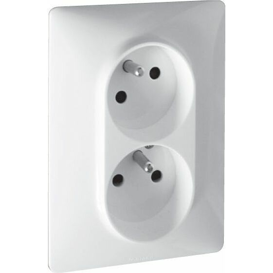 Legrand VALENA LIFE 2P+Z z przesłonami
