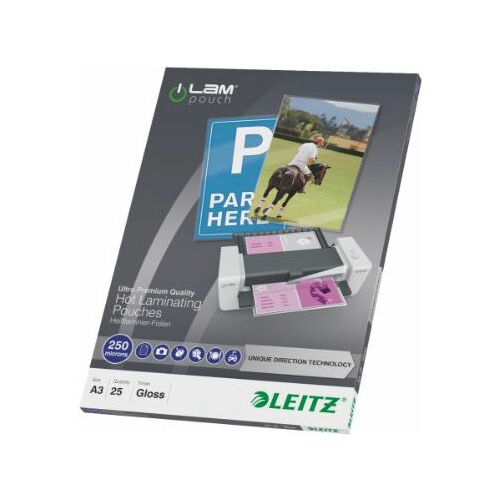 Leitz  do Laminowania A3 250mic (7491-00-00)