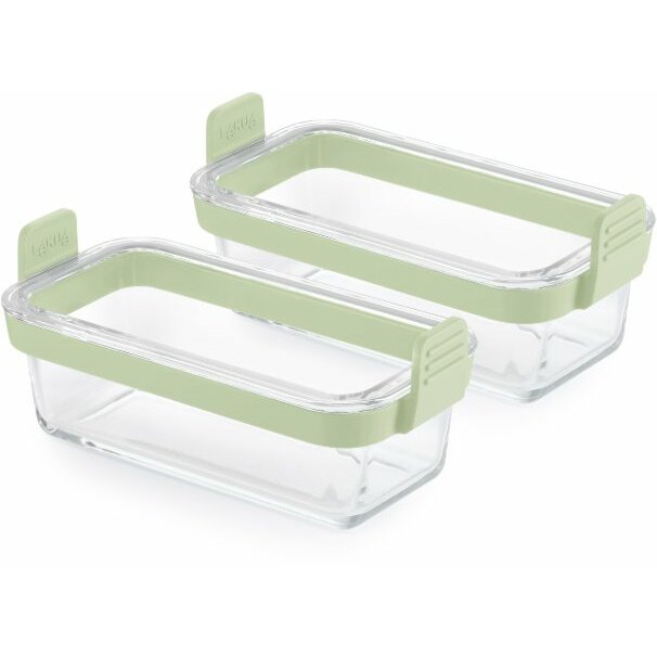 Lekue Air fryer Dual Glass Dishes