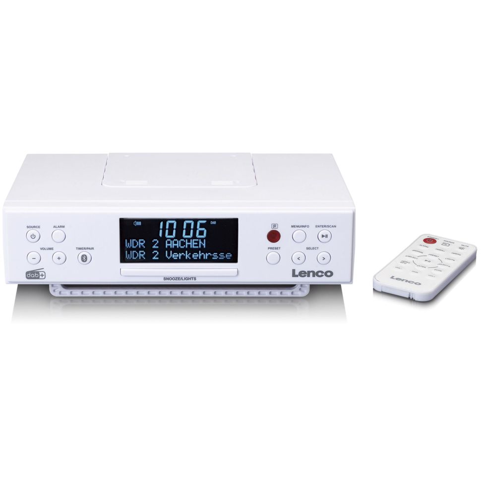 Lenco KCR-190 white | KCR190WH |