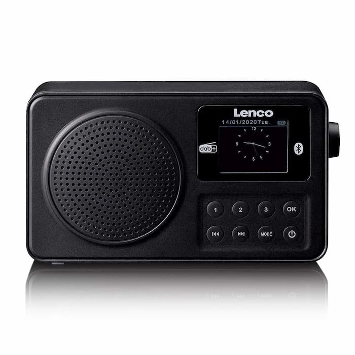 Lenco Pārnēsājams DAB+/FM radioBluetooth® un uzlādējamu