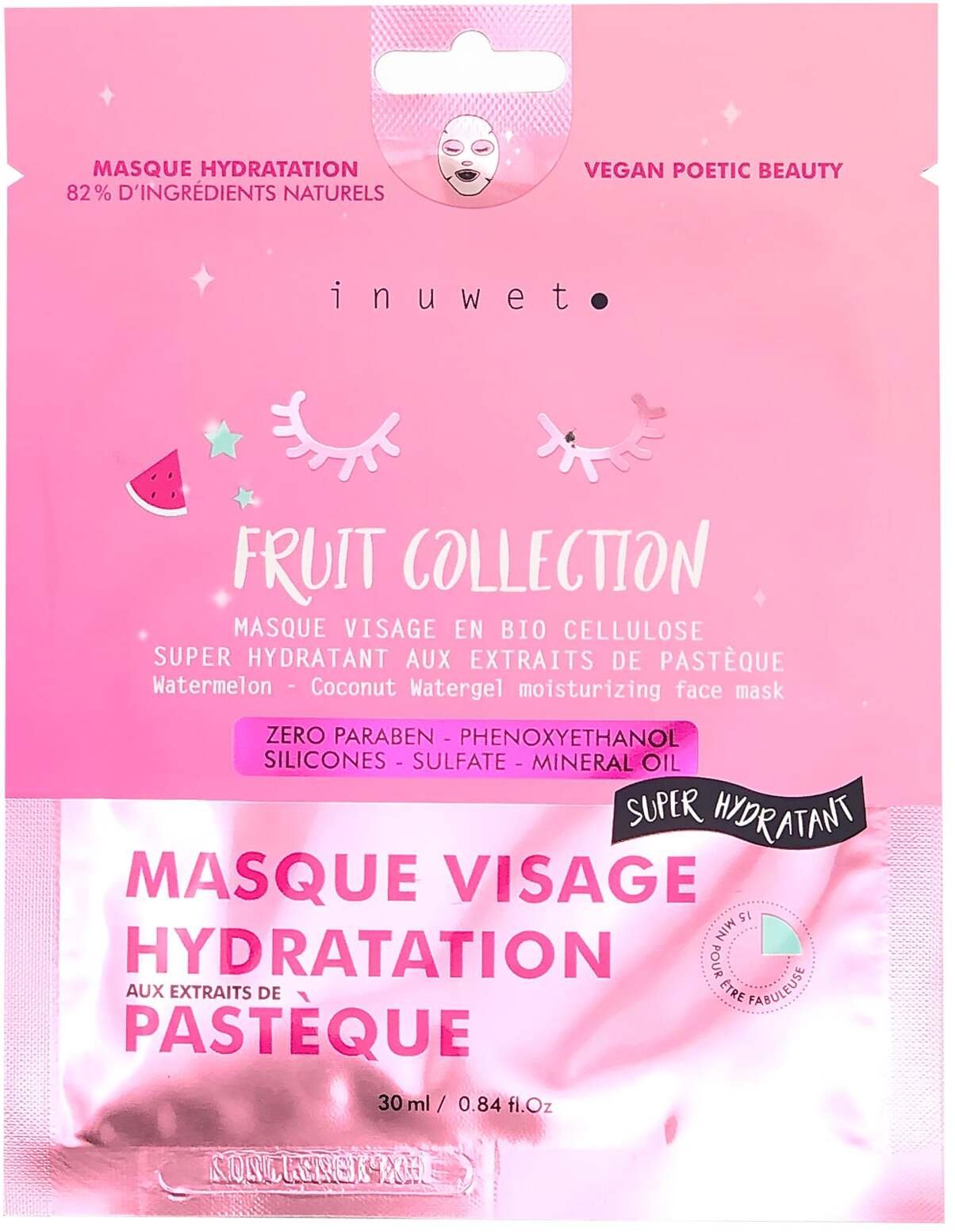 Lierac Inuwet, Fruit Collection, Watermelon, Hydrating
