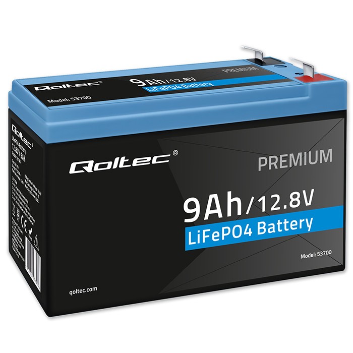Qoltec LiFePO4 Litowo-Żelazowo-Fforanowy | 12.8V