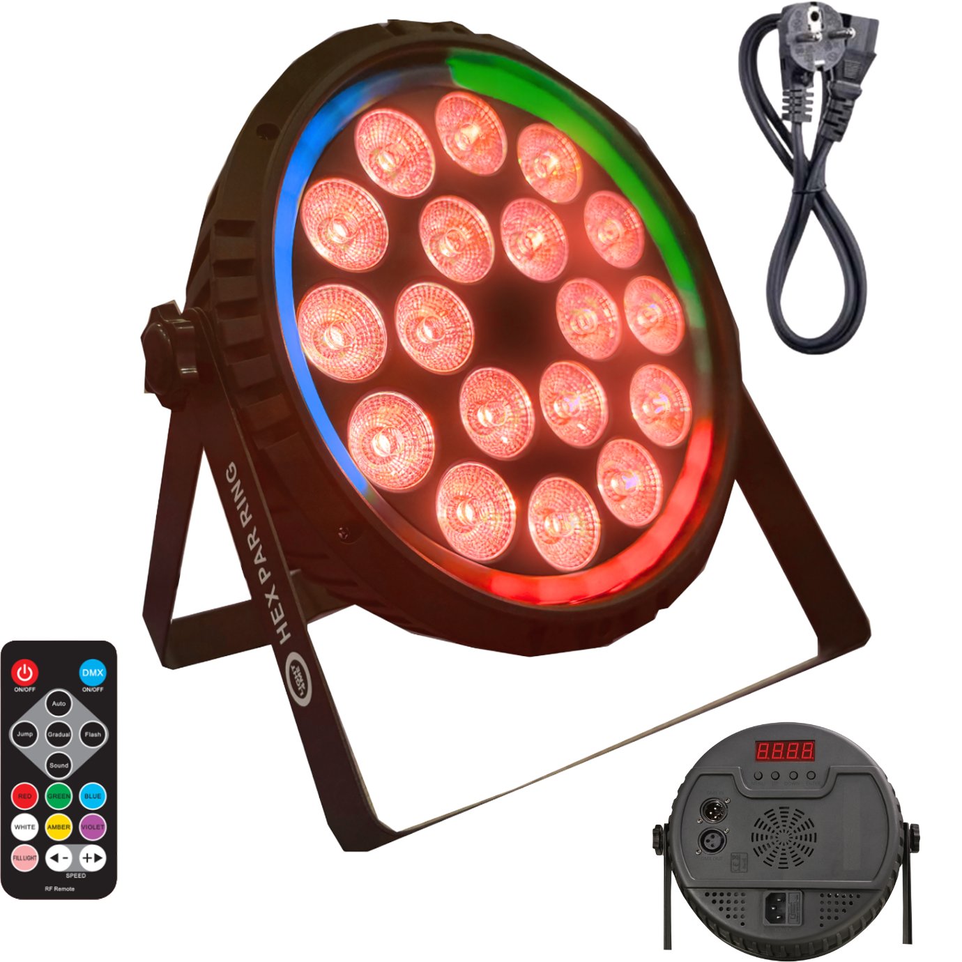 LIGHT4ME HEX PAR RING reflektor  efekt