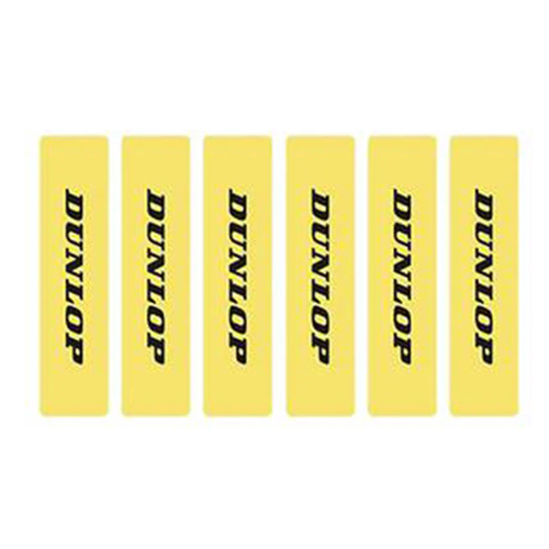 Dunlop lines, yellow, 12 pcs |