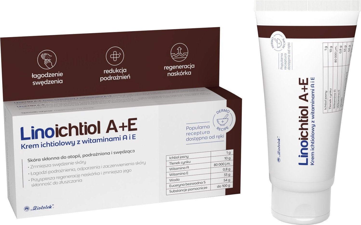 Linoichtiol A+E, Krem ichtiolowy z witaminami