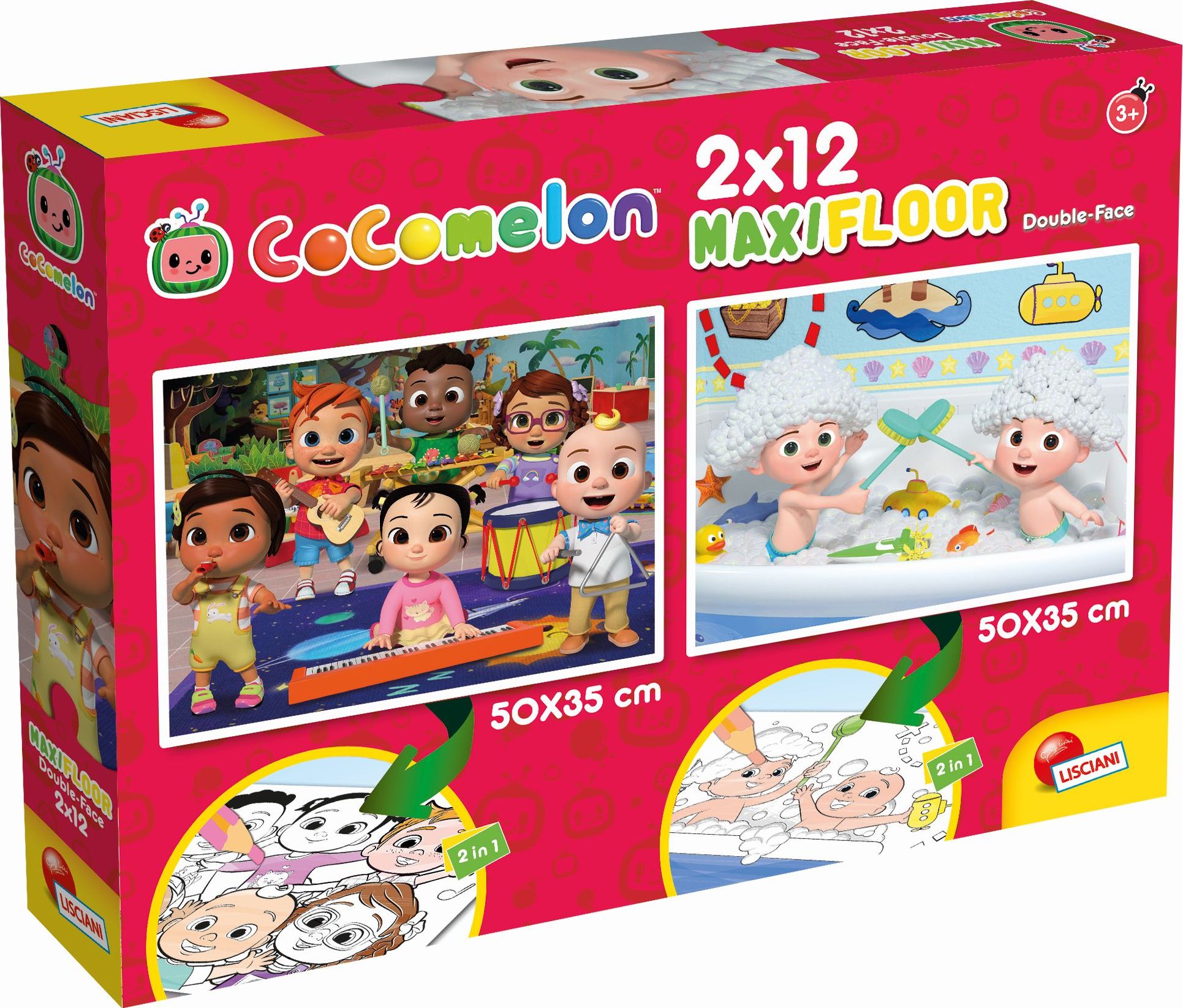 Lisciani LISCIANI COCOMELON  PUZZLE  2X12 E