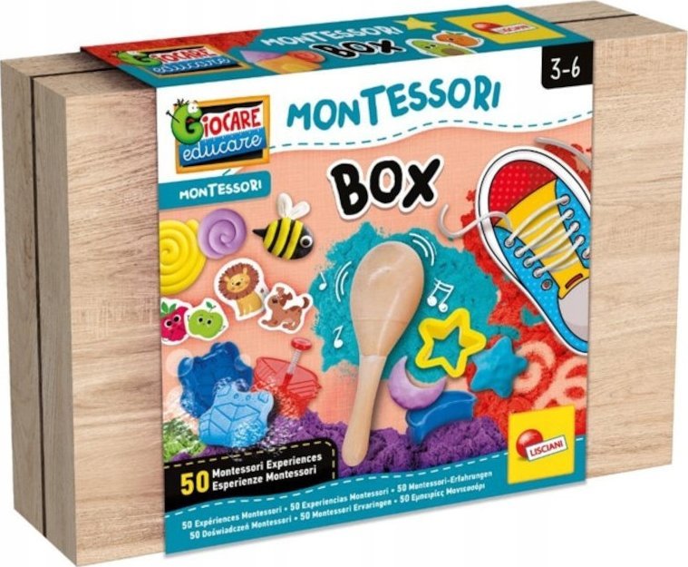 Lisciani LISCIANI MONTESSORI BOX 50 AKTYWNOŚCI