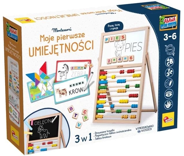 Lisciani LISCIANI MONTESSORI UMIEJĘTNOŚCI | 304-PL107889