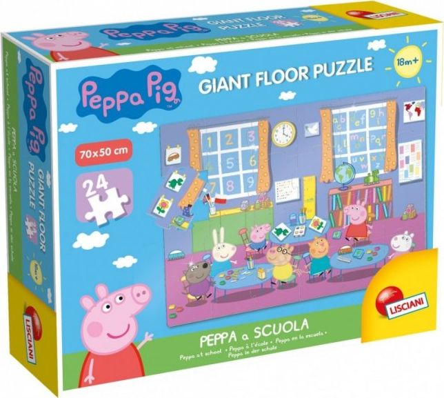 Lisciani Puzzle Gigant Peppa 24 |