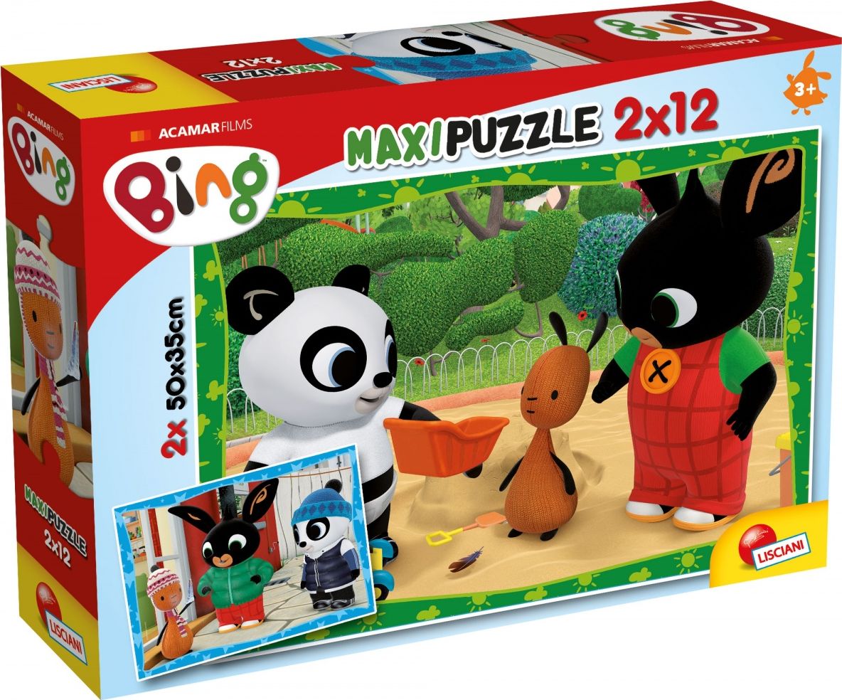 Lisciani Puzzle Maxi 2x12 Bing |