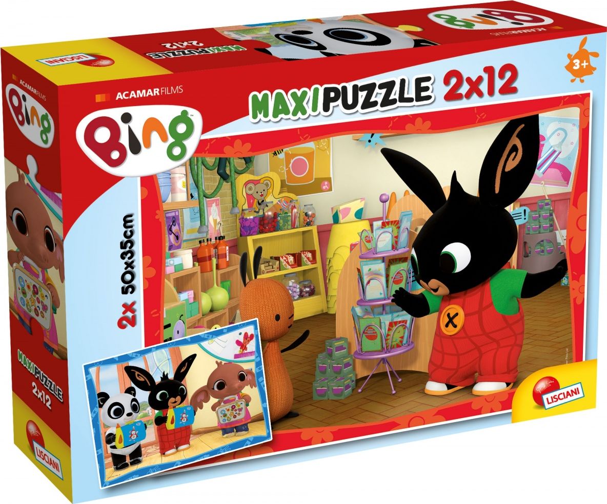 Lisciani Puzzle Maxi 2x12 Bing |